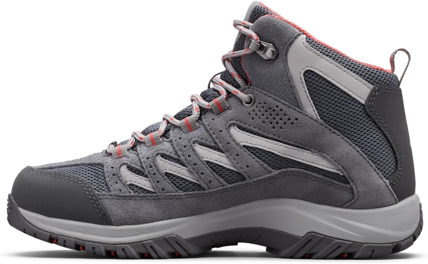 image:imageColumbia Womens Crestwood Mid Waterproof Hiking BootsGraphite Daredevil