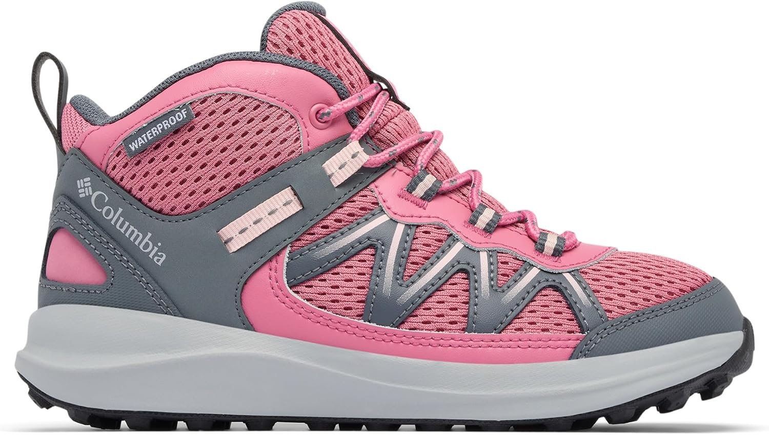 image:imageColumbia Youth Peakfreak Rush Mid Waterproof Trekking Und Wanderstiefel fr Unisex KinderRosette Pink Haze