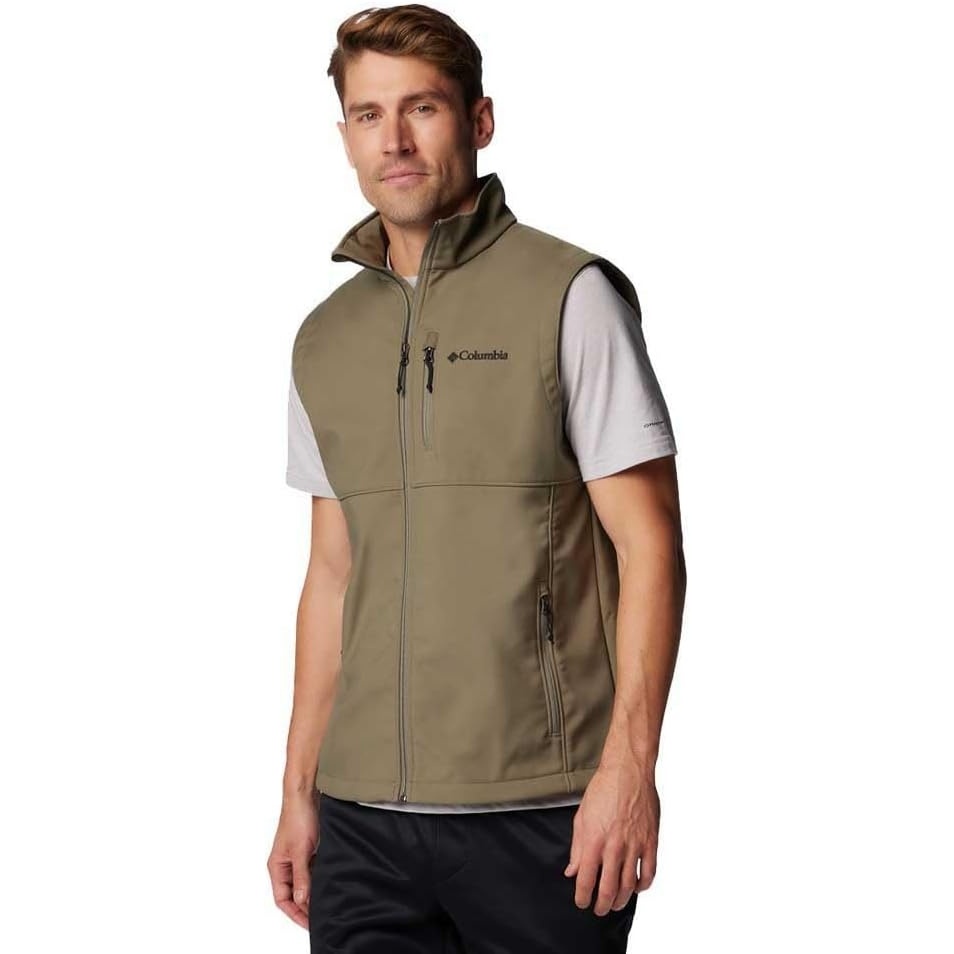 image:imageColumbia Ascender II Softshell Vest Softshell Weste fr HerrenSteingrn