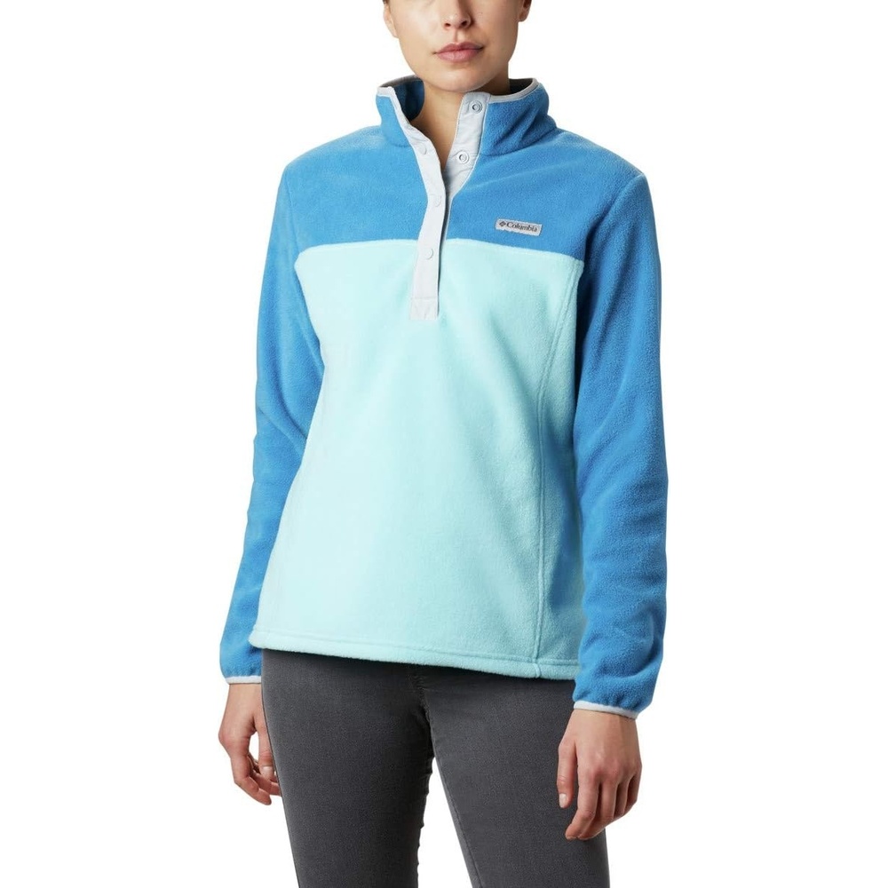image:imageColumbia Benton Springs 12 Snap Pull Over II Fleece Pullover fr DamenAquatintDark Pool