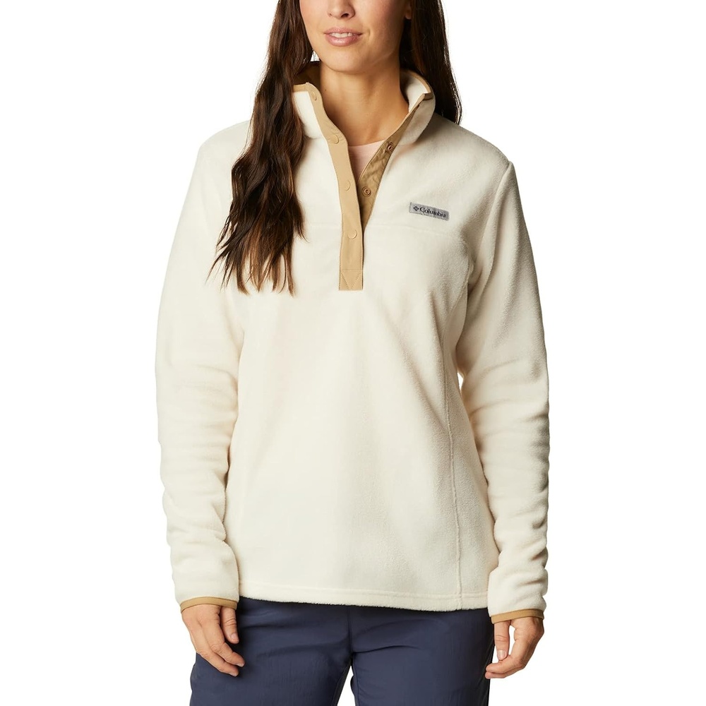 image:imageColumbia Benton Springs 12 Snap Pull Over II Fleece Pullover fr DamenBeige