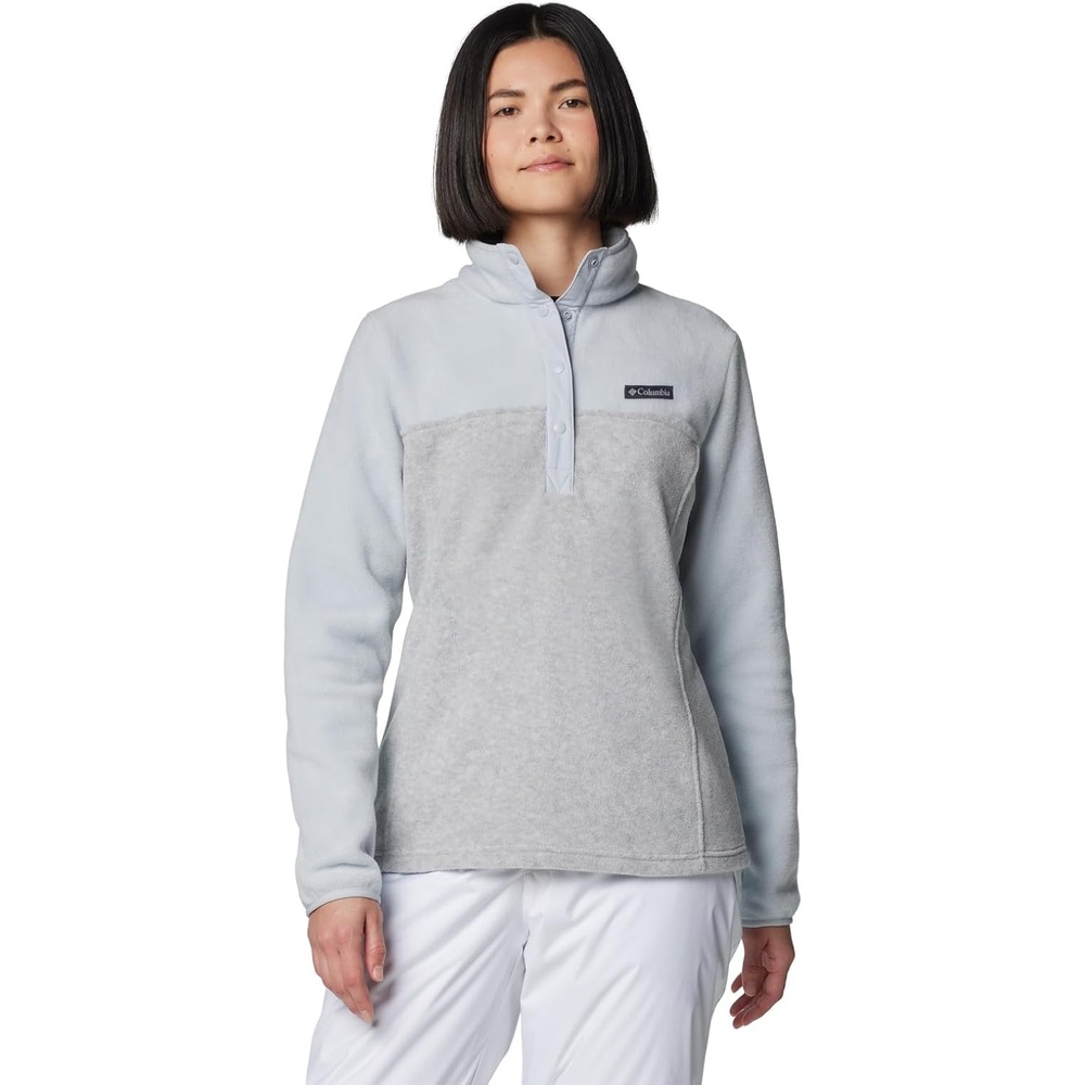 image:imageColumbia Benton Springs 12 Snap Pull Over II Fleece Pullover fr DamenCirrus Grey Heather