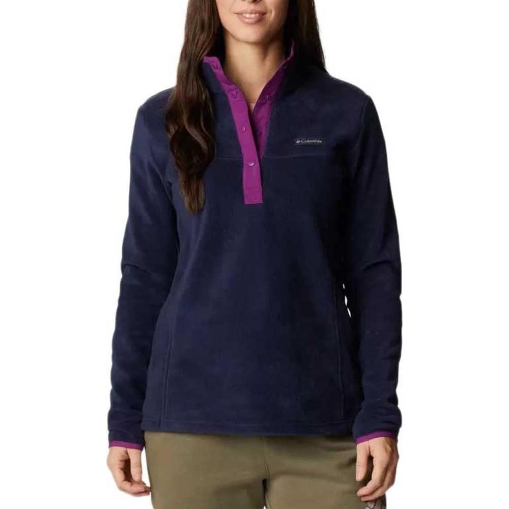 image:imageColumbia Benton Springs 12 Snap Pull Over II Fleece Pullover fr DamenDark NocturnalPlum