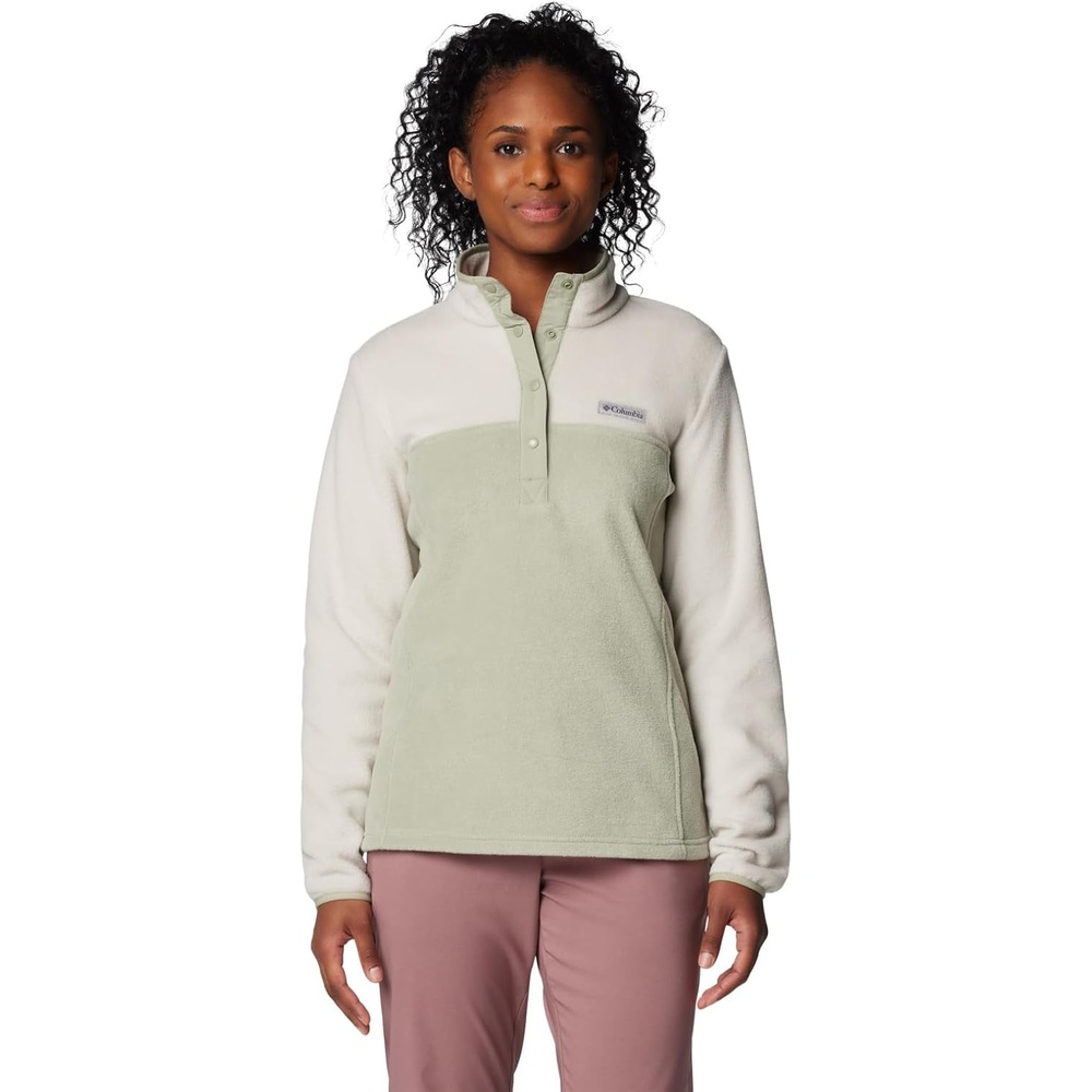 image:imageColumbia Benton Springs 12 Snap Pull Over II Fleece Pullover fr DamenDark StoneSafari