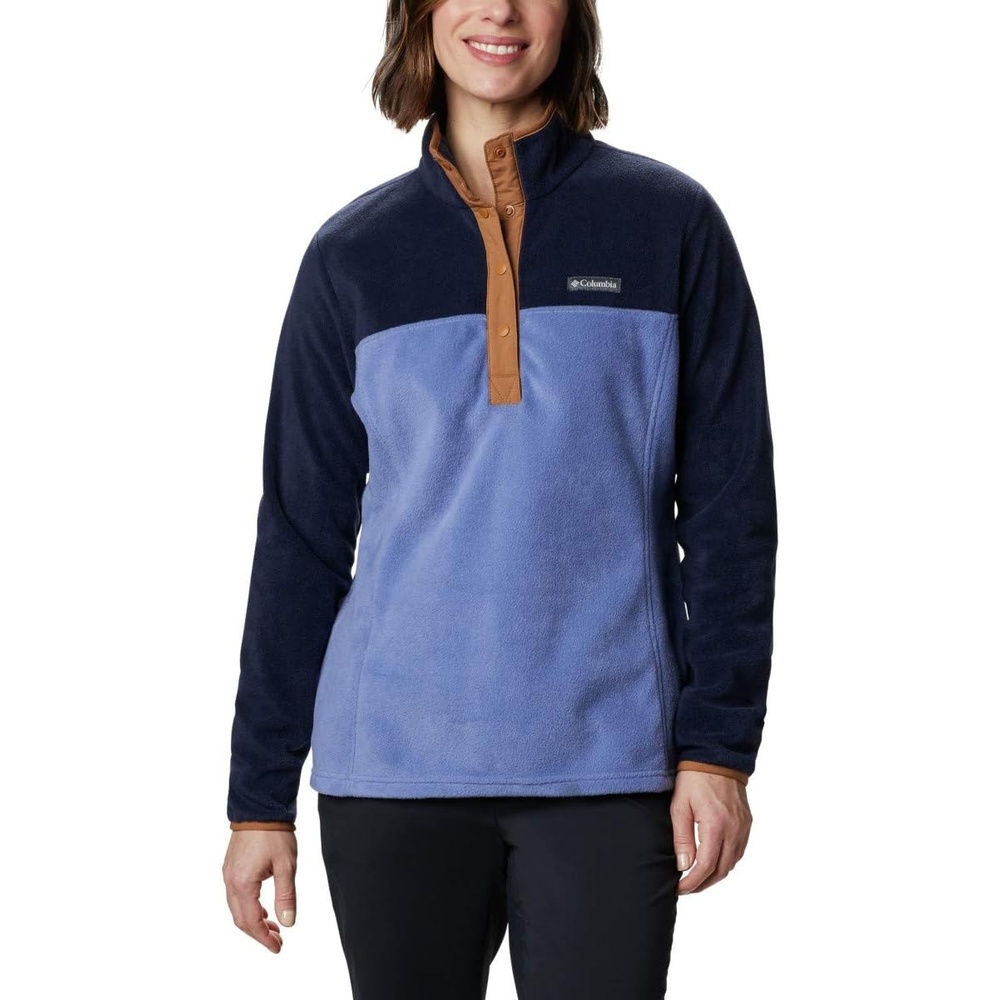 image:imageColumbia Benton Springs 12 Snap Pull Over II Fleece Pullover fr DamenDunkle AbendSamtbucht