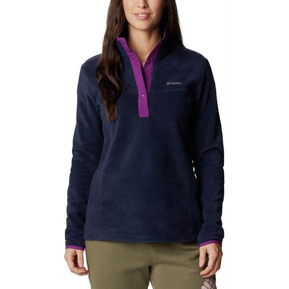 image:imageColumbia Benton Springs 12 Snap Pull Over II Fleece Pullover fr DamenDunkles NachtaktivPflaume