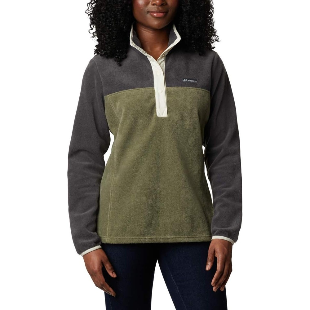 image:imageColumbia Benton Springs 12 Snap Pull Over II Fleece Pullover fr DamenHaifischSteingrn