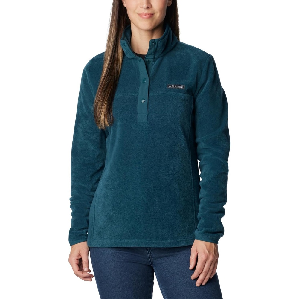 image:imageColumbia Benton Springs 12 Snap Pull Over II Fleece Pullover fr DamenNight Wave