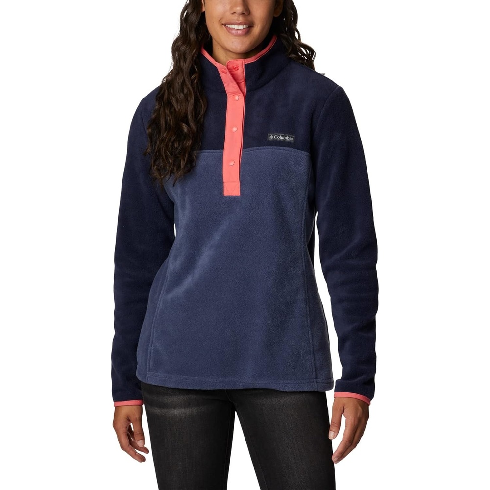 image:imageColumbia Benton Springs 12 Snap Pull Over II Fleece Pullover fr DamenNocturnalDark Nocturnal