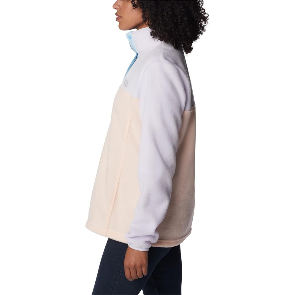 image:imageColumbia Benton Springs 12 Snap Pull Over II Fleece Pullover fr DamenPfirsichbltenVioletttnungFrhlingsblau