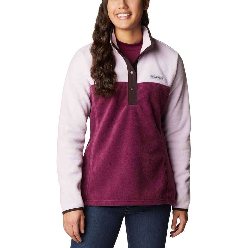 image:imageColumbia Benton Springs 12 Snap Pull Over II Fleece Pullover fr DamenRosa