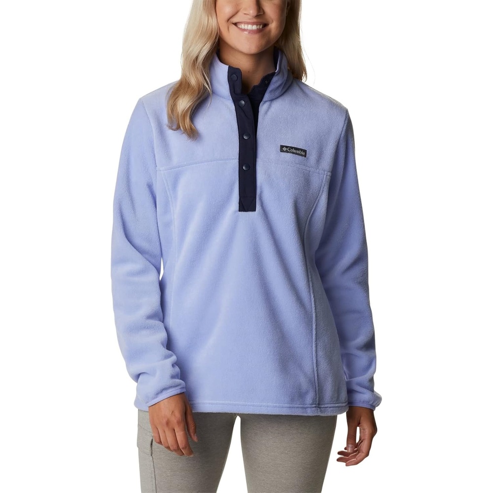 image:imageColumbia Benton Springs 12 Snap Pull Over II Fleece Pullover fr DamenSerenity Dark Nocturnal