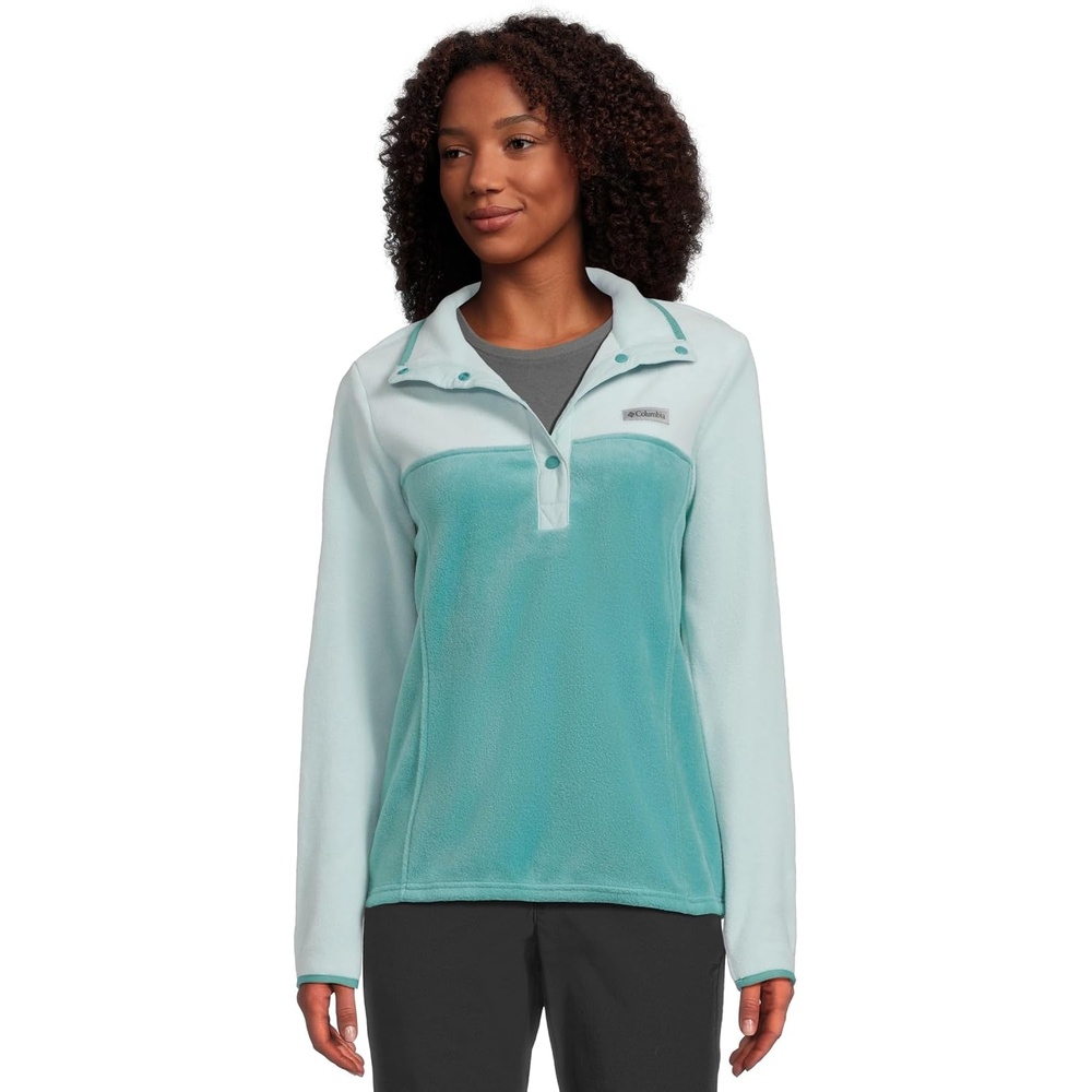 image:imageColumbia Benton Springs 12 Snap Pull Over II Fleece Pullover fr DamenTealSpray
