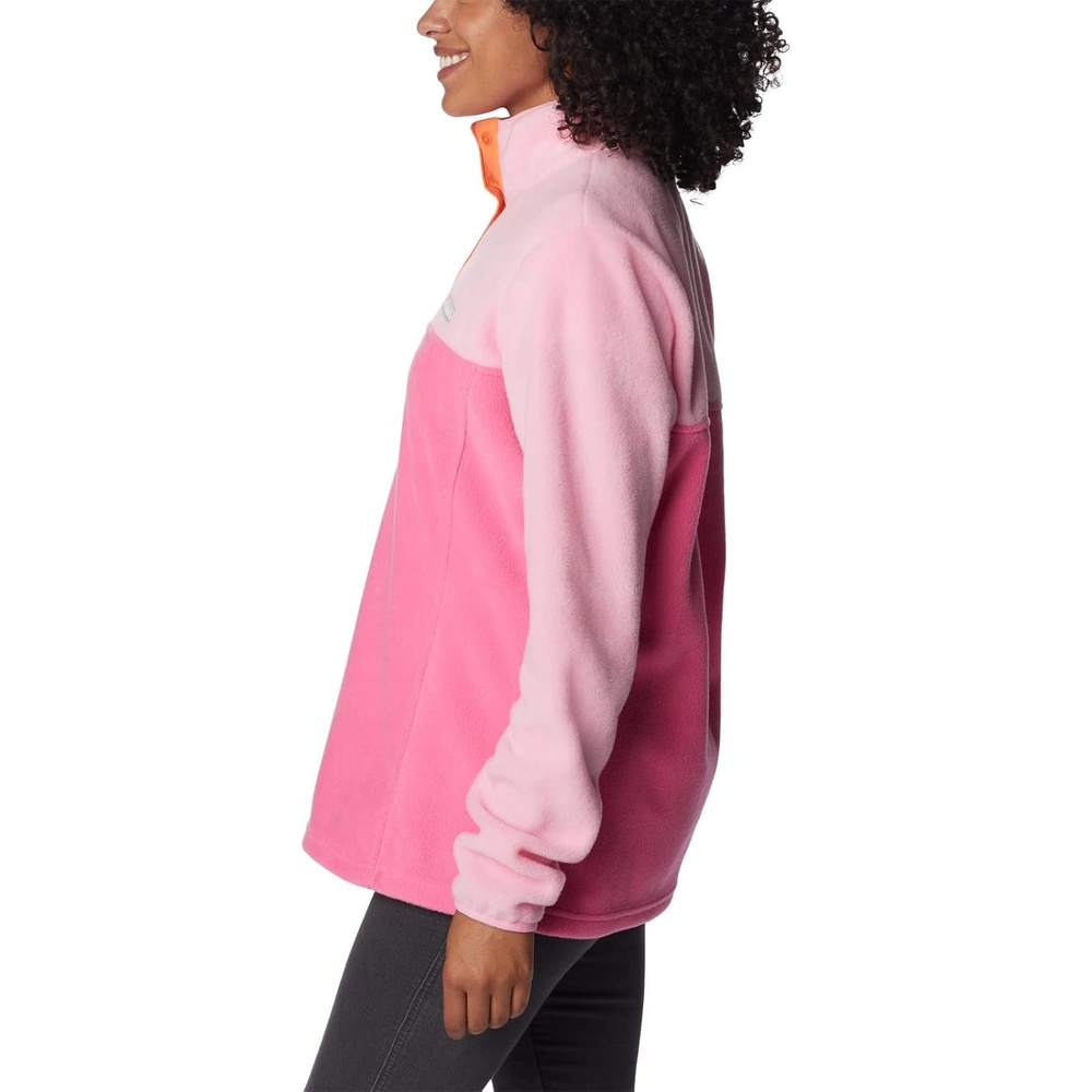 image:imageColumbia Benton Springs 12 Snap Pull Over II Fleece Pullover fr DamenWilde GeranieWildrose