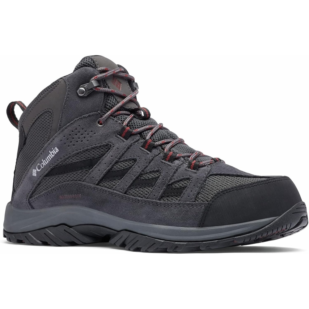image:imageColumbia Crestwood Mid Waterproof Trekking Und Wanderstiefel fr HerrenDark Grey Deep Rust 089