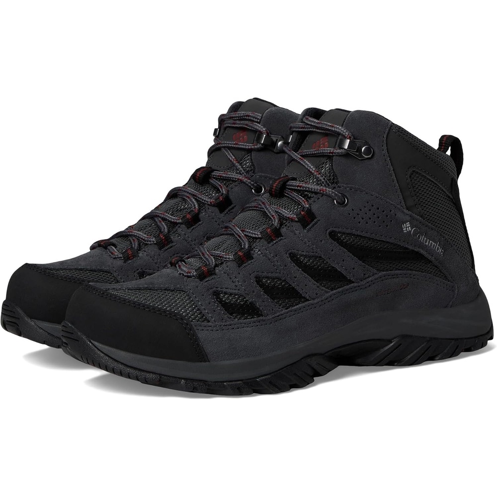 image:imageColumbia Crestwood Mid Waterproof Trekking Und Wanderstiefel fr HerrenDark Grey Deep Rust