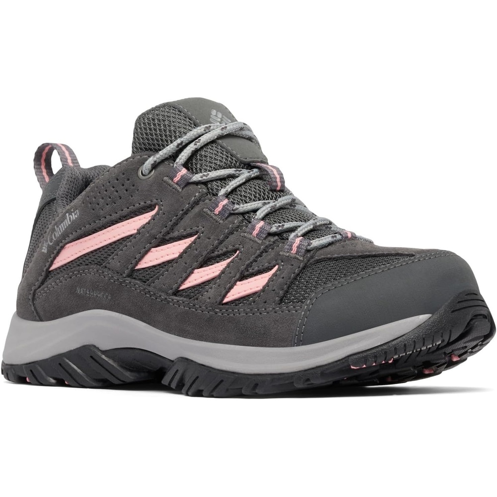 image:imageColumbia Crestwood Waterproof Trekking Und Wanderschuhe fr DamenDark Grey Salmon Rose