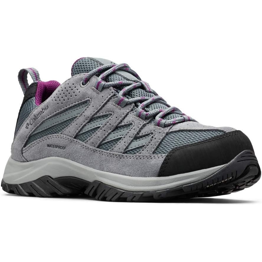 image:imageColumbia Crestwood Waterproof Trekking Und Wanderschuhe fr DamenGraphite Wild Iris 053