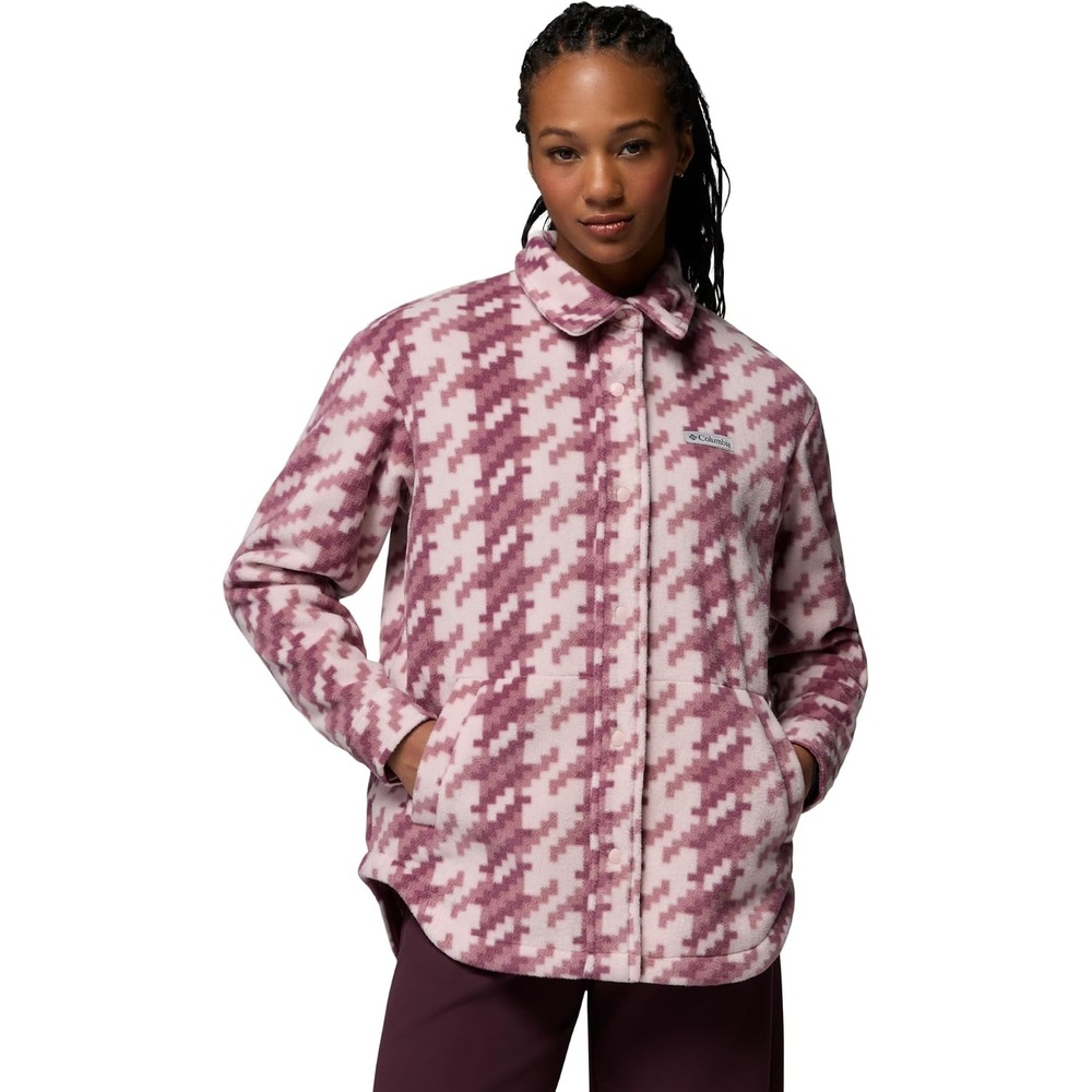 image:imageColumbia Damen Benton Springs Shirt Jacket 2 Fleecejacke 1er PackMineral PinkTwills