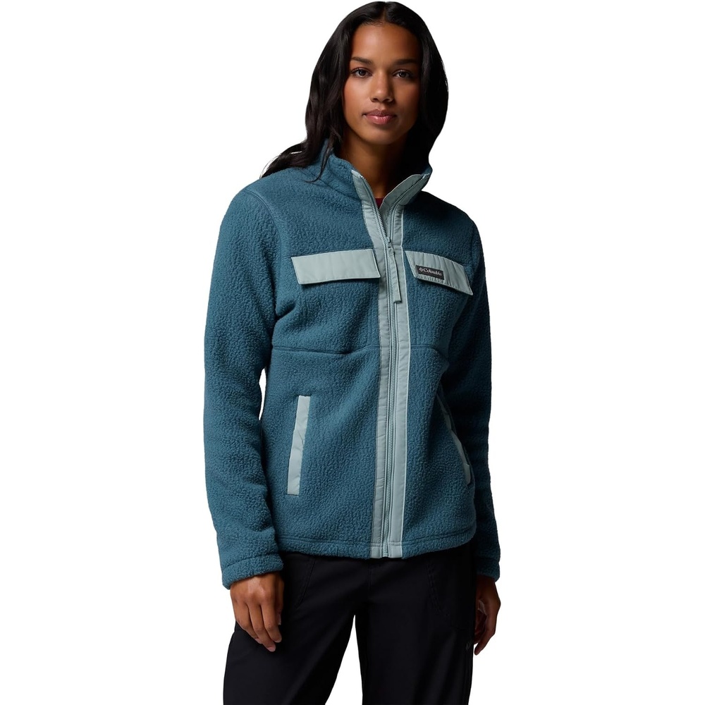 image:imageColumbia Damen Juniper Peak Full Zip Fleece Fleecejacke mit durchgehendem Reiverschluss 1er PackEverblue  Crushed Blue
