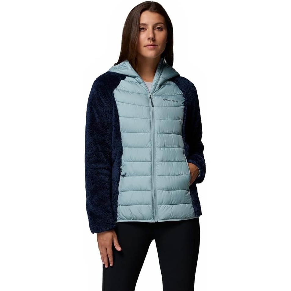 image:imageColumbia Damen Powder Lite II Sherpa Hybrid Jacket Pufferjacke 1er PackCollegiate Navy  Crushed Blue