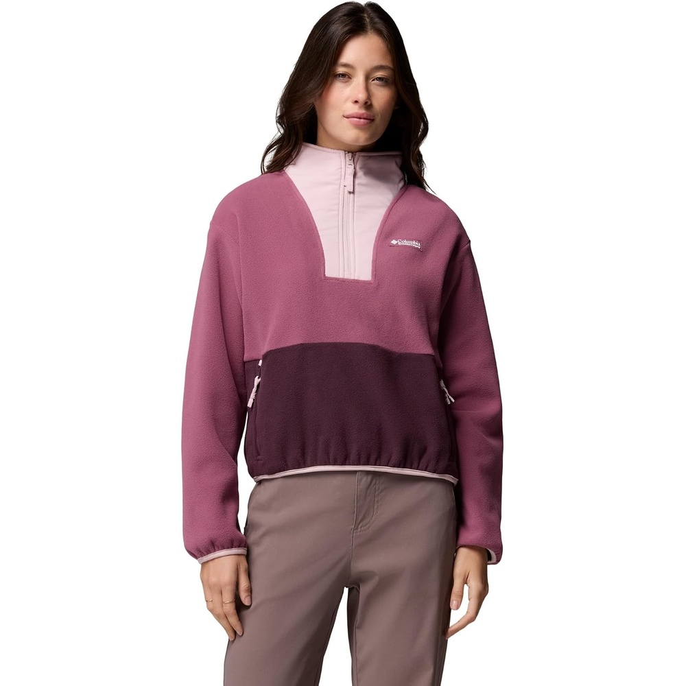 image:imageColumbia Damen Sequoia Grove 2 Half Zip Fleece Fleeceberzug 1er PackAntique Mauve Moonvista Mineral Pink