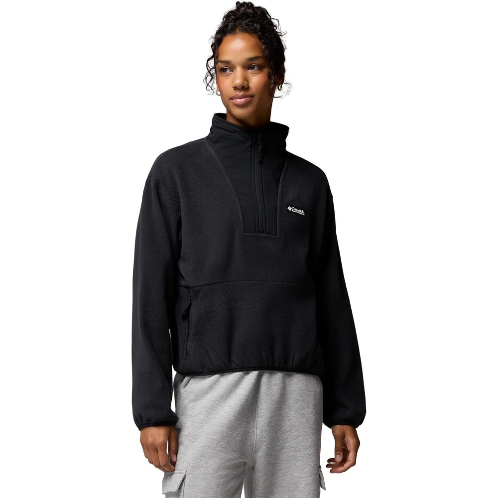image:imageColumbia Damen Sequoia Grove 2 Half Zip Fleece Fleeceberzug 1er PackSchwarz
