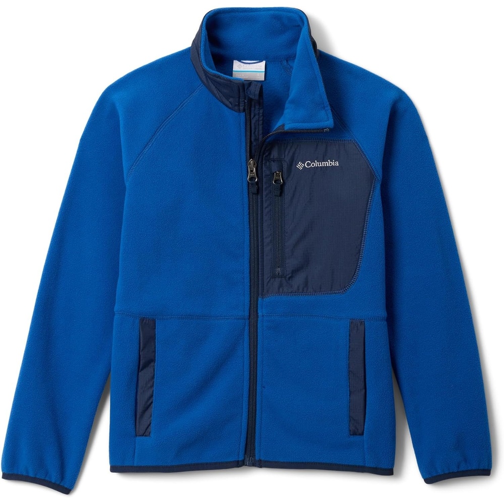 image:imageColumbia Fast Trek V Full Zip Fleecejacke mit durchgehendem Reiverschluss fr Unisex KinderMountain BlueCollegiate Navy