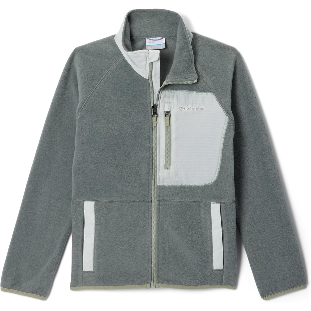 image:imageColumbia Fast Trek V Full Zip Fleecejacke mit durchgehendem Reiverschluss fr Unisex KinderSedona Sage Tea Light
