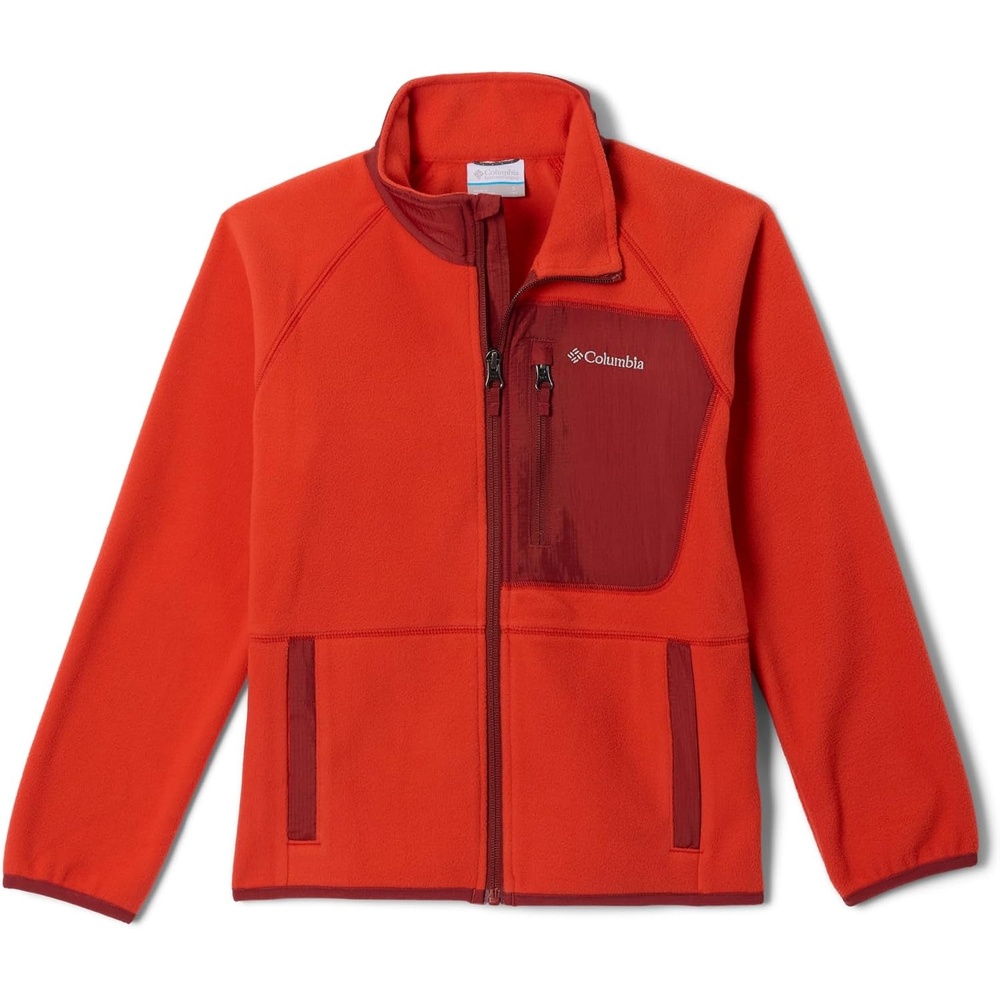 image:imageColumbia Fast Trek V Full Zip Fleecejacke mit durchgehendem Reiverschluss fr Unisex KinderSuper Sonic Red Oxide