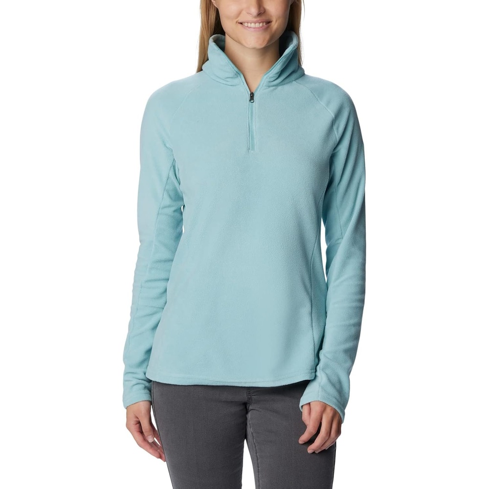 image:imageColumbia Glacial IV 12 Zip Fleece Pullover fr DamenAqua Haze