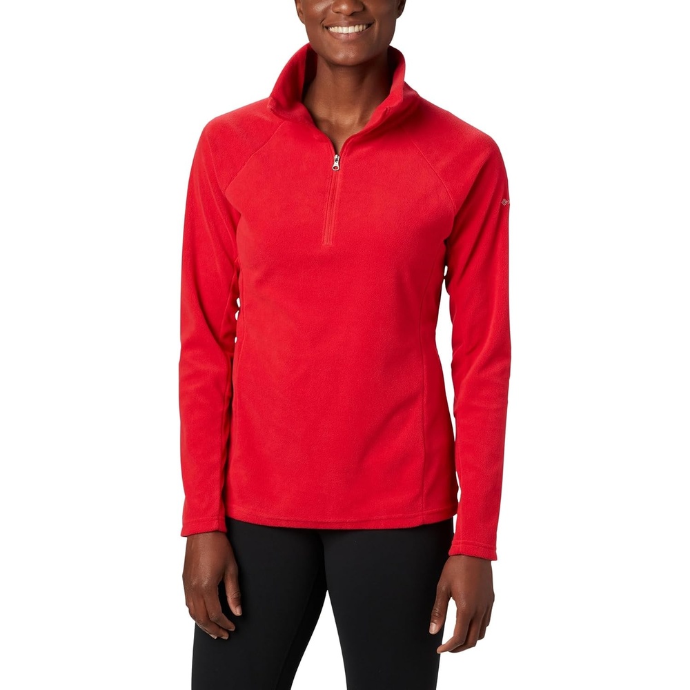 image:imageColumbia Glacial IV 12 Zip  Fleece Pullover fr DamenRed Lily