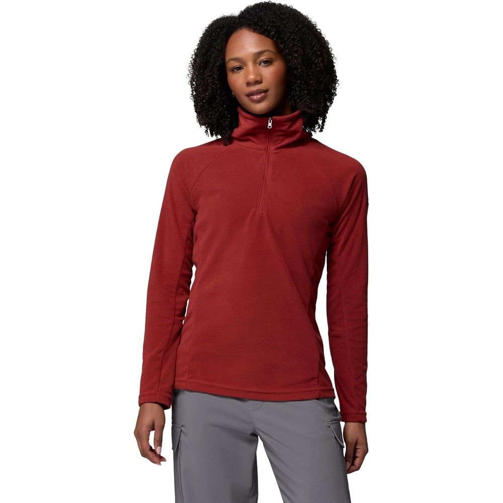 image:imageColumbia Glacial IV 12 Zip Fleece Pullover fr DamenRed Oxide