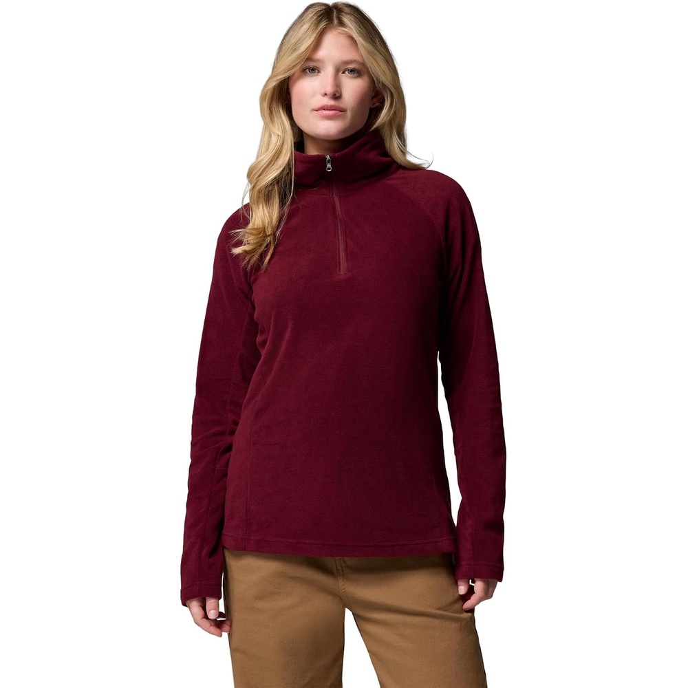 image:imageColumbia Glacial IV 12 Zip Fleece Pullover fr DamenRich Wine