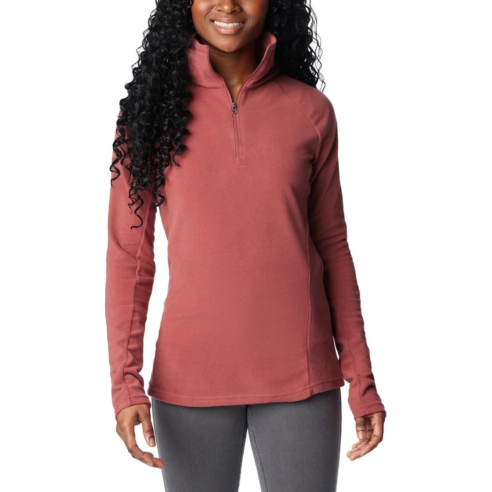 image:imageColumbia Glacial IV 12 Zip Fleece Pullover fr DamenRot Beetroot