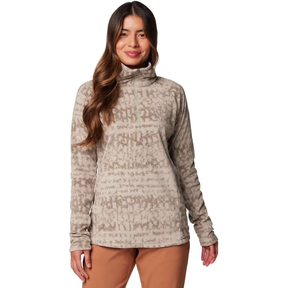 image:imageColumbia Glacial IV 12 Zip Fleece Pullover fr DamenSafaristreifen