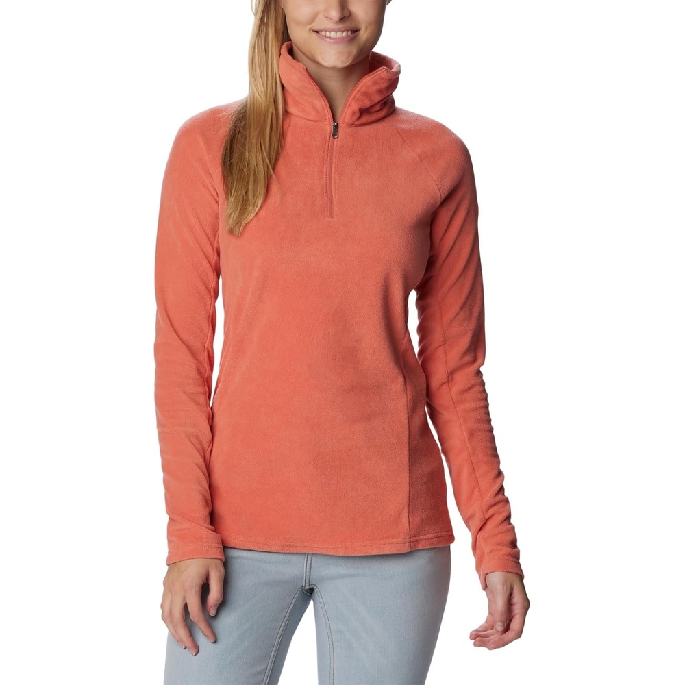 image:imageColumbia Glacial IV 12 Zip  Fleece Pullover fr DamenVerblasstes Pfirsich