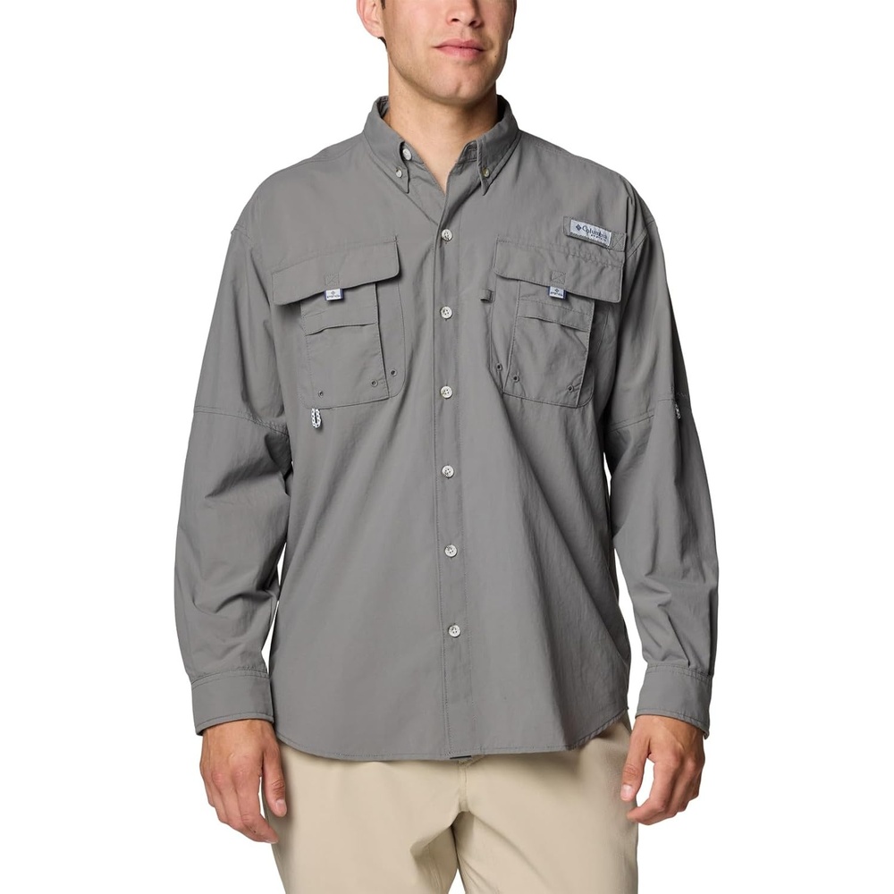 image:imageColumbia Herren Columbia Bahama II Langarmshirt 1er PackGrau City Grey