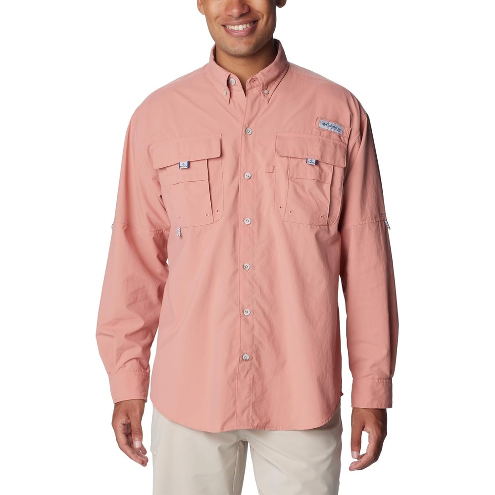 image:imageColumbia Herren Columbia Bahama II Langarmshirt 1er PackRosa Sandelholz Pink