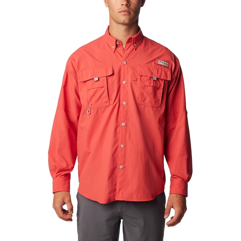 image:imageColumbia Herren Columbia Bahama II Langarmshirt 1er PackSunset Red