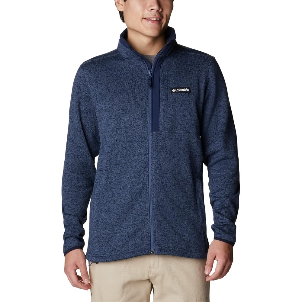 image:imageColumbia Herren Sweater Weather Full Zip Fleecejacke mit durchgehendem ReiverschlussDark Mountain H