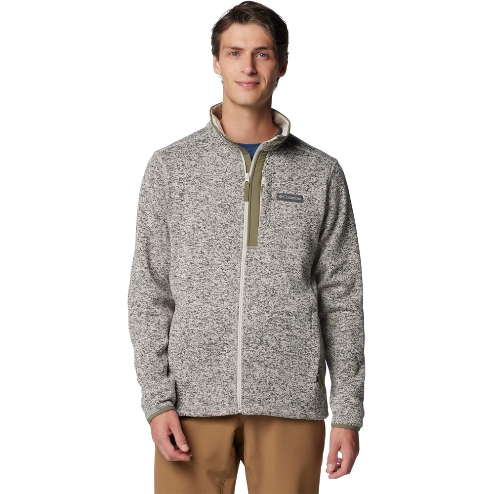 image:imageColumbia Herren Sweater Weather Full Zip Fleecejacke mit durchgehendem ReiverschlussDark Stone Heather