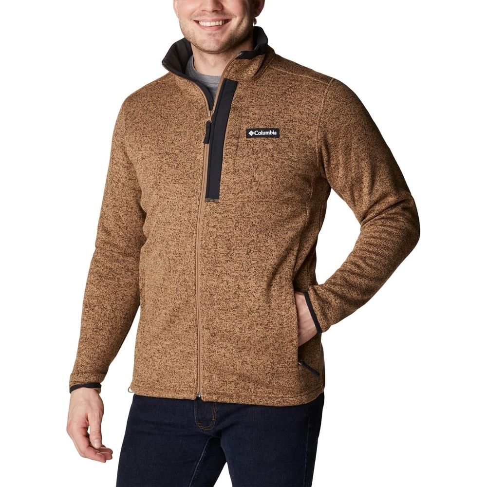 image:imageColumbia Herren Sweater Weather Full Zip Fleecejacke mit durchgehendem ReiverschlussDelta Heather