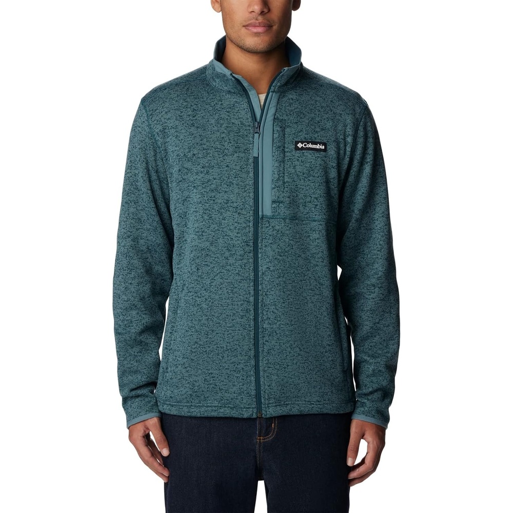 image:imageColumbia Herren Sweater Weather Full Zip Fleecejacke mit durchgehendem ReiverschlussNight Wave Heather