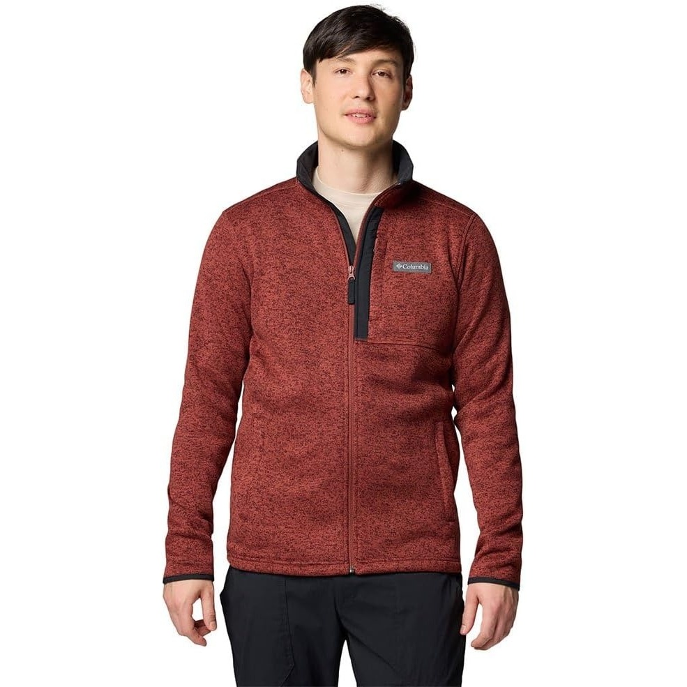 image:imageColumbia Herren Sweater Weather Full Zip Fleecejacke mit durchgehendem ReiverschlussSpice Heather