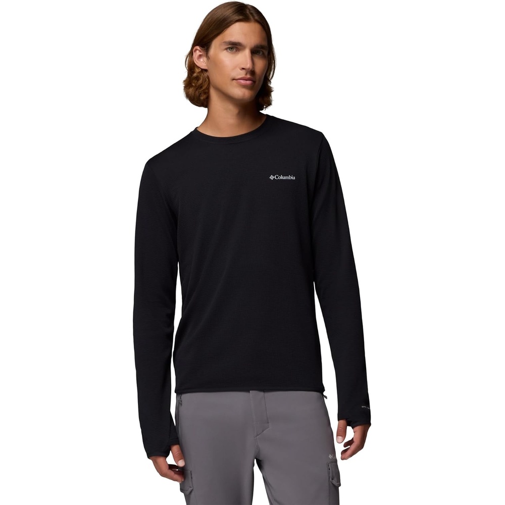 image:imageColumbia Herren Tech Trail Utility Warm Ls Crew Technisches LangarmTShirt 1er PackSchwarz