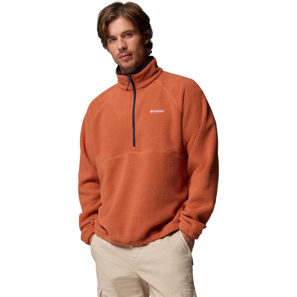 image:imageColumbia Herren Timber Crest Mtr Fleece Half Zip Fleece Pull OverTeakbraun