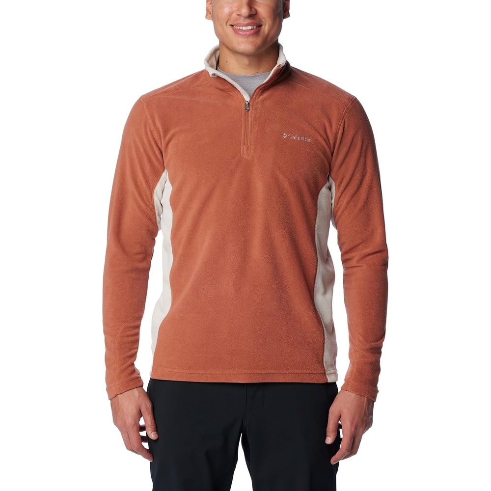 image:imageColumbia Klamath Range II Half Zip Fleece Pullover fr HerrenAuburnDark Stone