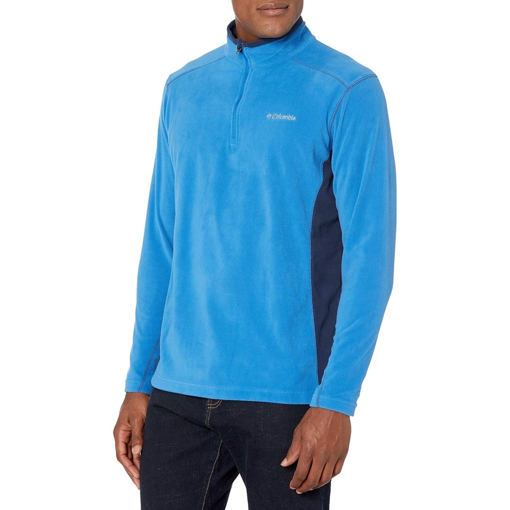 image:imageColumbia Klamath Range II Half Zip Fleece Pullover fr HerrenBright IndigoCollegiate Navy