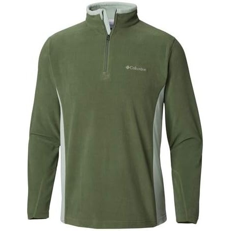 image:imageColumbia Klamath Range II Half Zip Fleece Pullover fr HerrenCypress  Cool Green